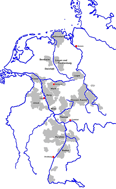 Reformierte Gebiete in Deutschland